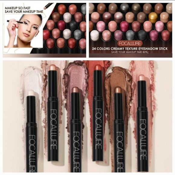 🔺️NIB Focallure Soft Pink Long-Lasting Waterproof Eyeshadow Pencil - Picture 9 of 10